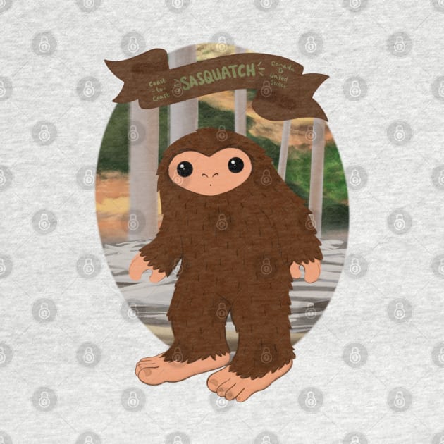 Sasquatch! Travel Plaque by Meowlentine